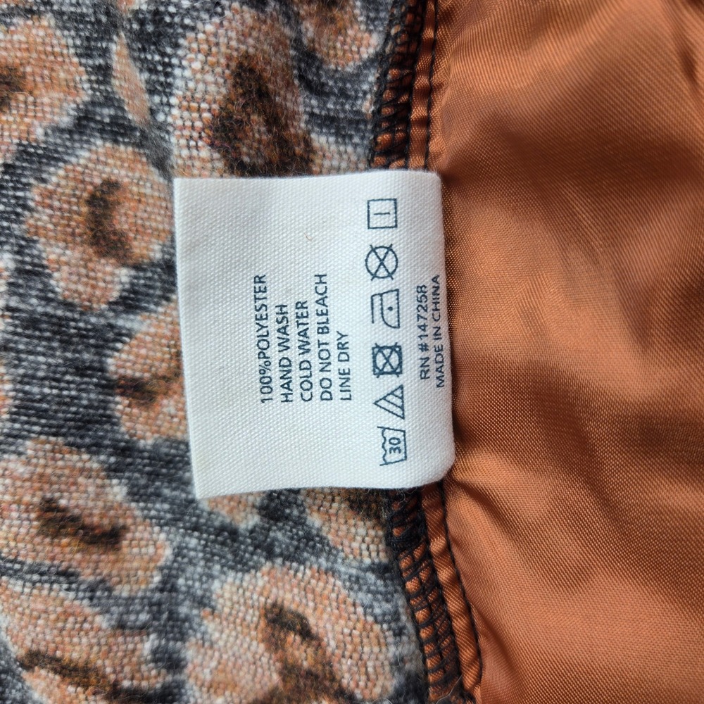 Simply Southern Women 2X Leopard Animal Print Fleece Shacket Button Shirt Jacket - Picture 12 of 12